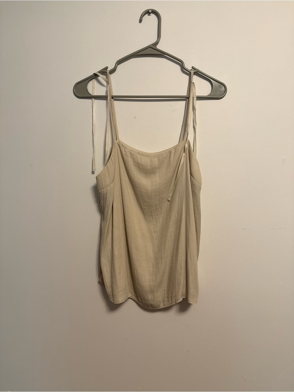 Women’s Cream Tie-Shoulder Cami Top